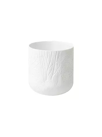 RAEDER | Teelichthalter DANKBAR 8x8,5cm Weiss | 